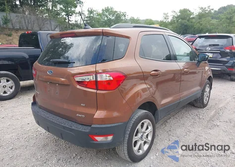 2020 Ford Ecosport Se из США, поврежденный, VIN MAJ6S3GL1LC388645